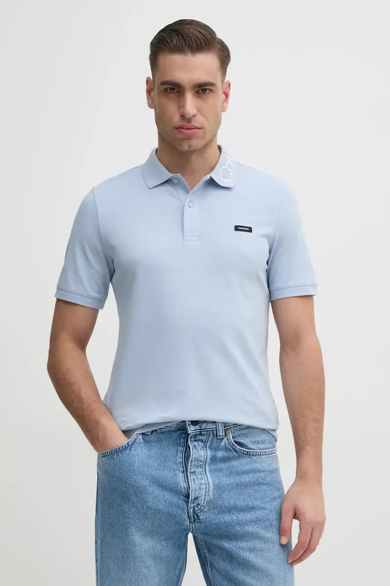 Calvin Klein Polo Uomo Blu 3132394