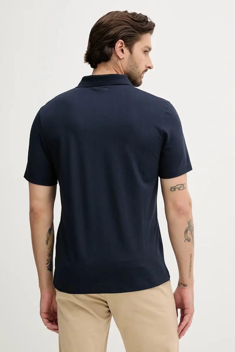 Calvin Klein Polo Uomo Nero 3133549 miniatura 3