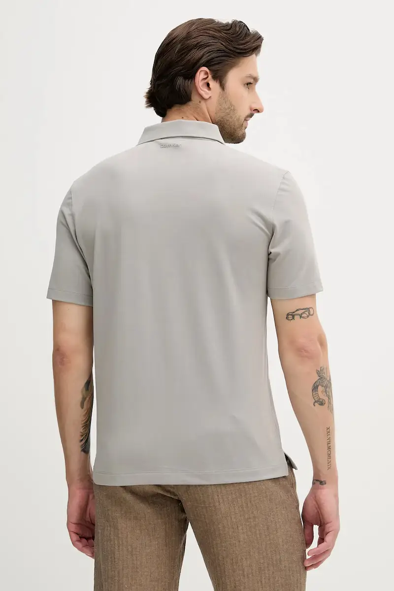 Calvin Klein Polo Uomo Grigio 3137649 miniatura 3