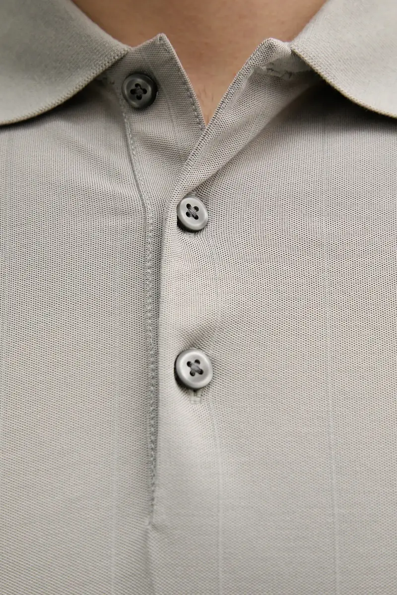 Calvin Klein Polo Uomo Grigio 3137649 miniatura 5