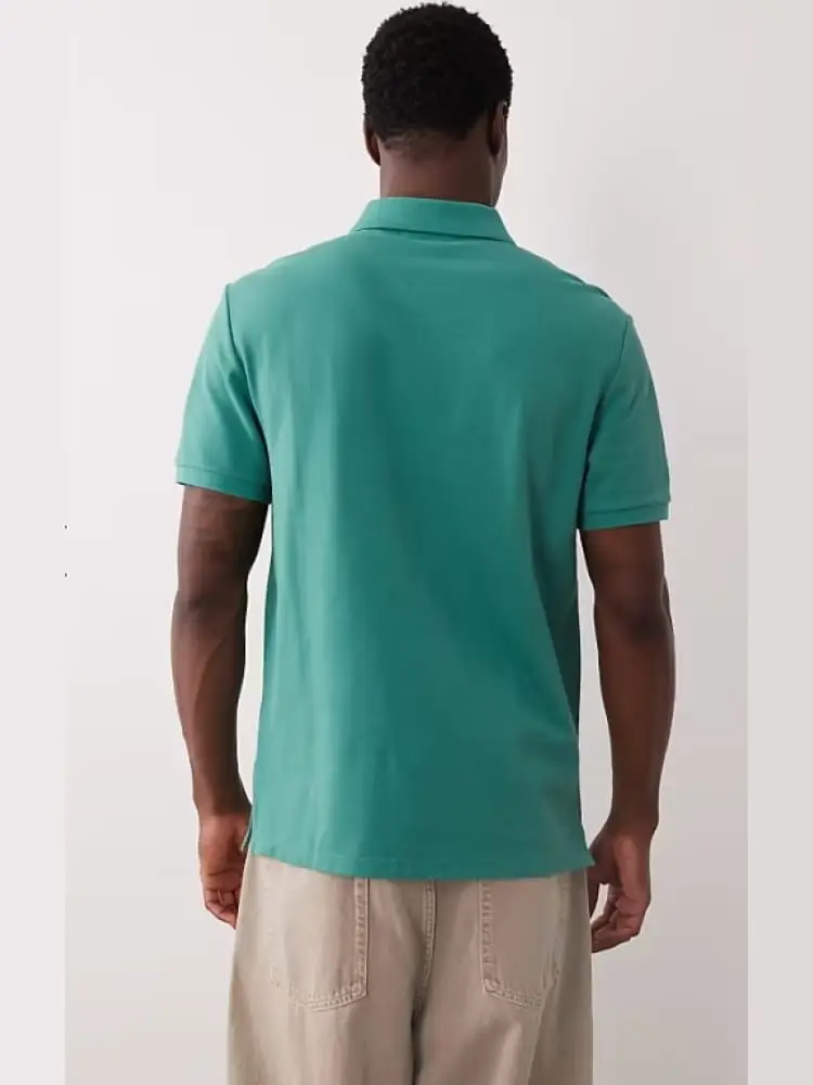 polo verde acqua uomo mini logo miniatura 2