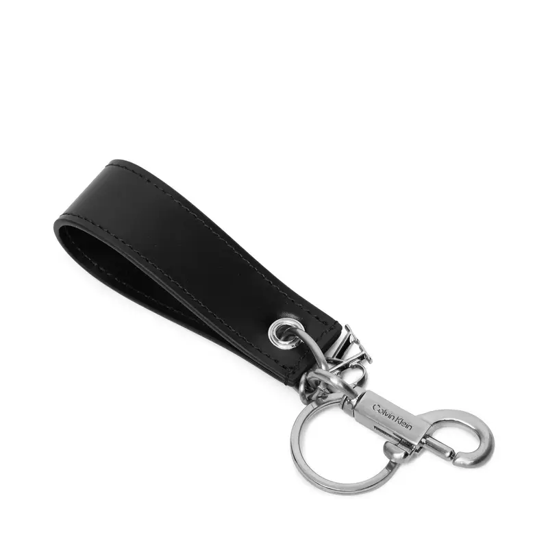Portachiavi Calvin Klein Bold Ck Logo Key Fob LV04D1151G Nero