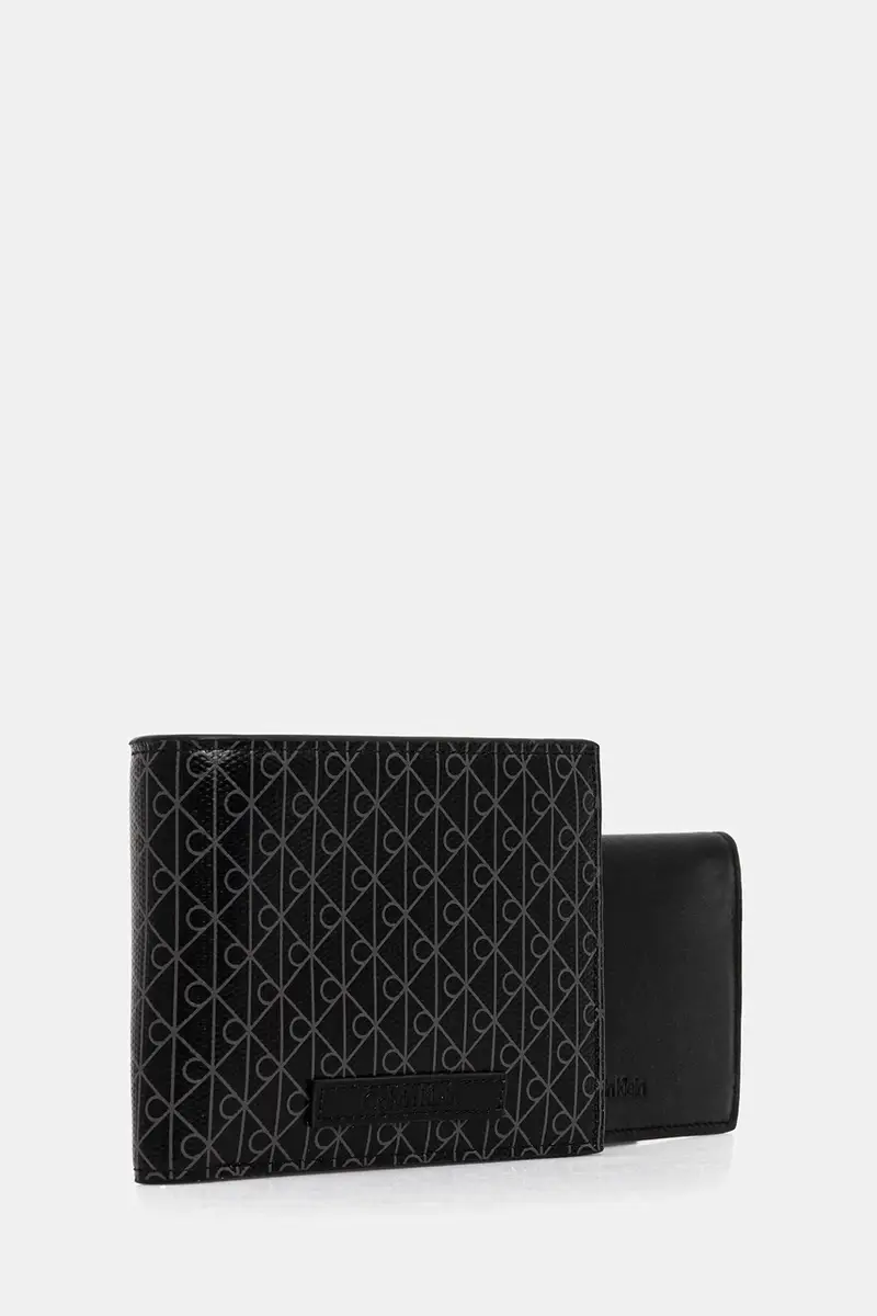 portafoglio e custodia in pelle per carte di credito uomo colore nero LV04D1086G miniatura 2