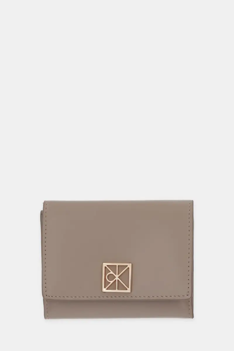 portafoglio in pelle Beige