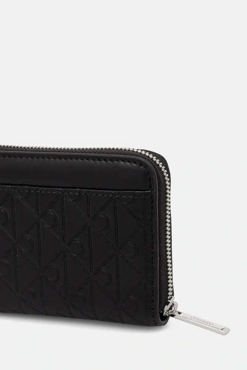 portafoglio in pelle donna colore nero LV04F1081G miniatura 2