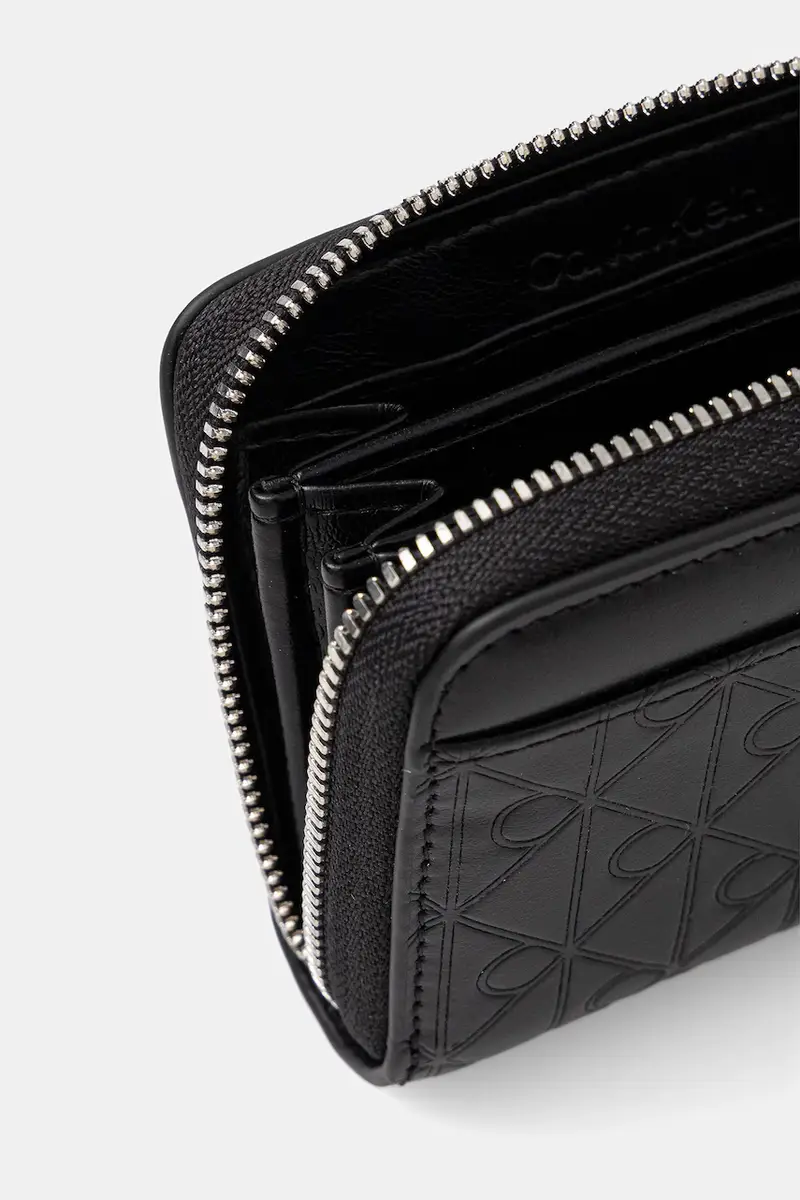 portafoglio in pelle donna colore nero LV04F1081G miniatura 3