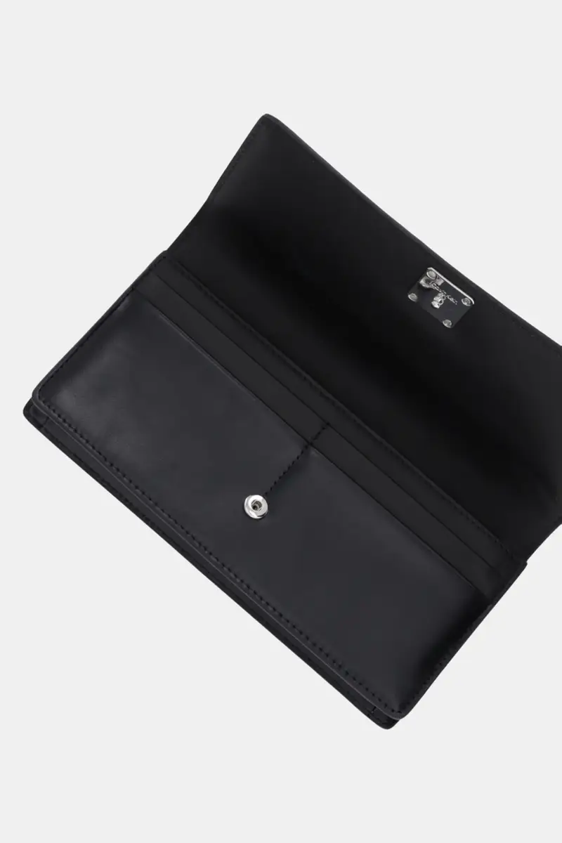 portafoglio in pelle donna colore nero LV04F1098G miniatura 4