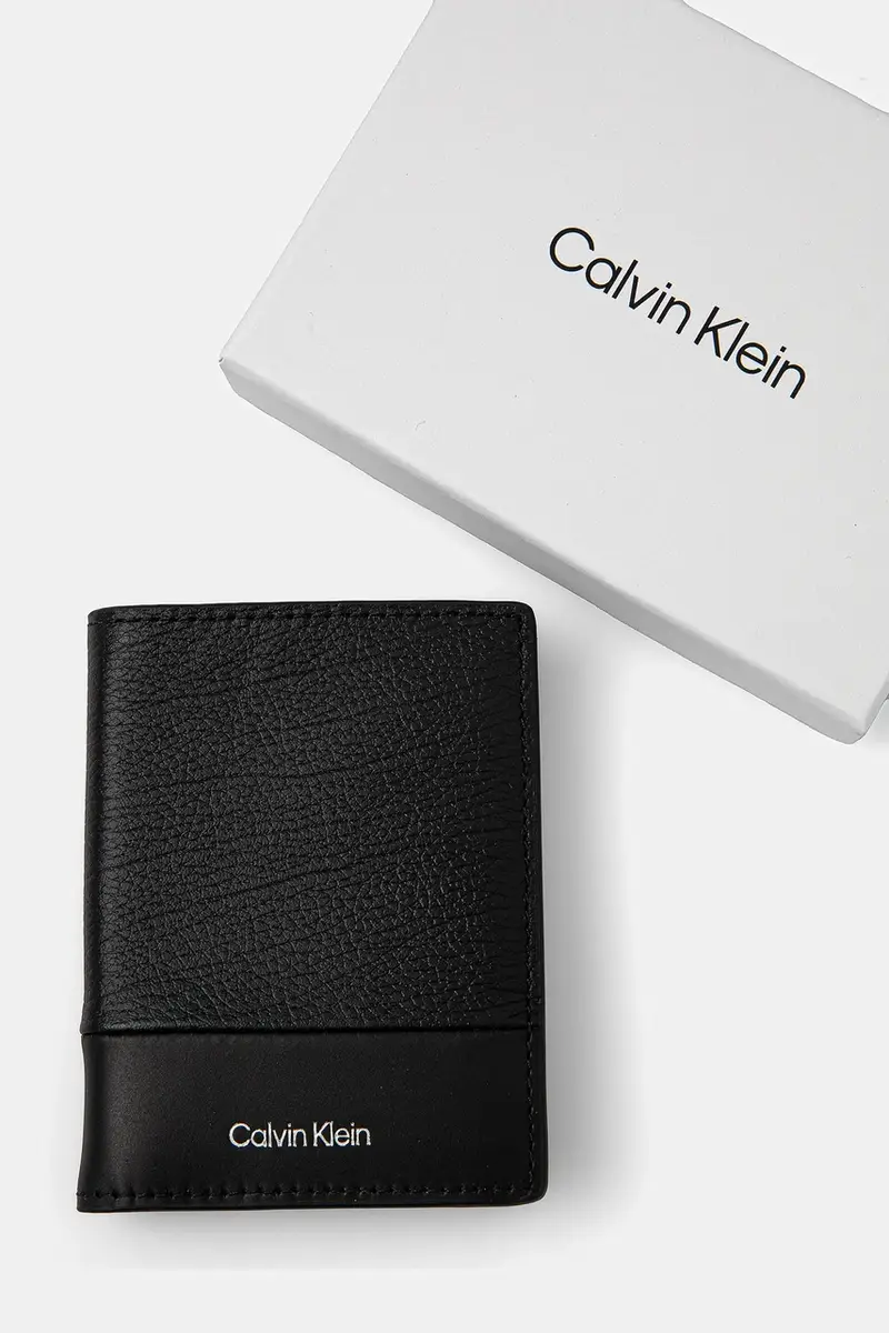 portafoglio in pelle uomo colore nero K50K512921 miniatura 4