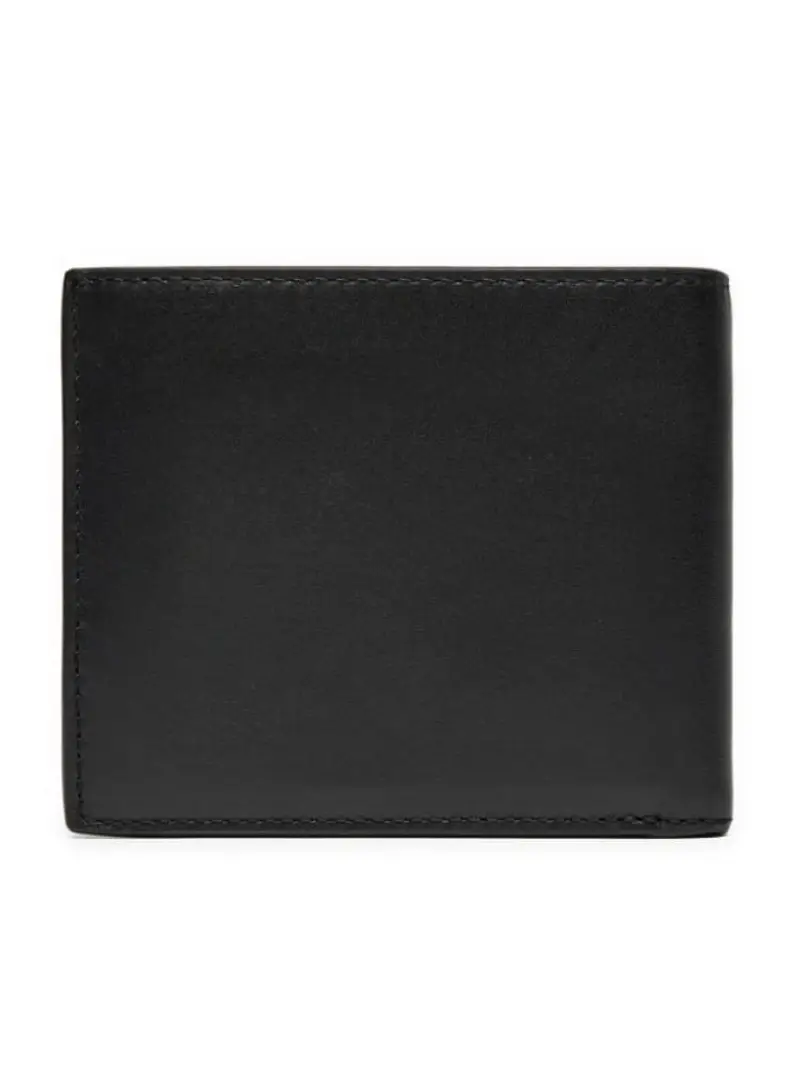 Calvin Klein portafoglio nero uomo in similpelle mini logo sul fondo miniatura 2