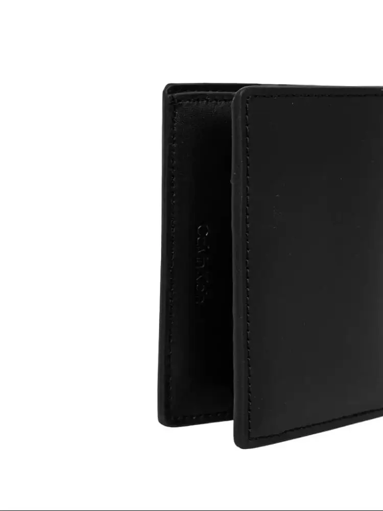 portafoglio nero uomo mini logo miniatura 2