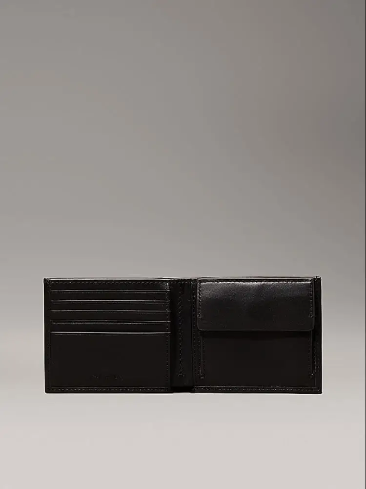 portafoglio nero uomo mini logo miniatura 3