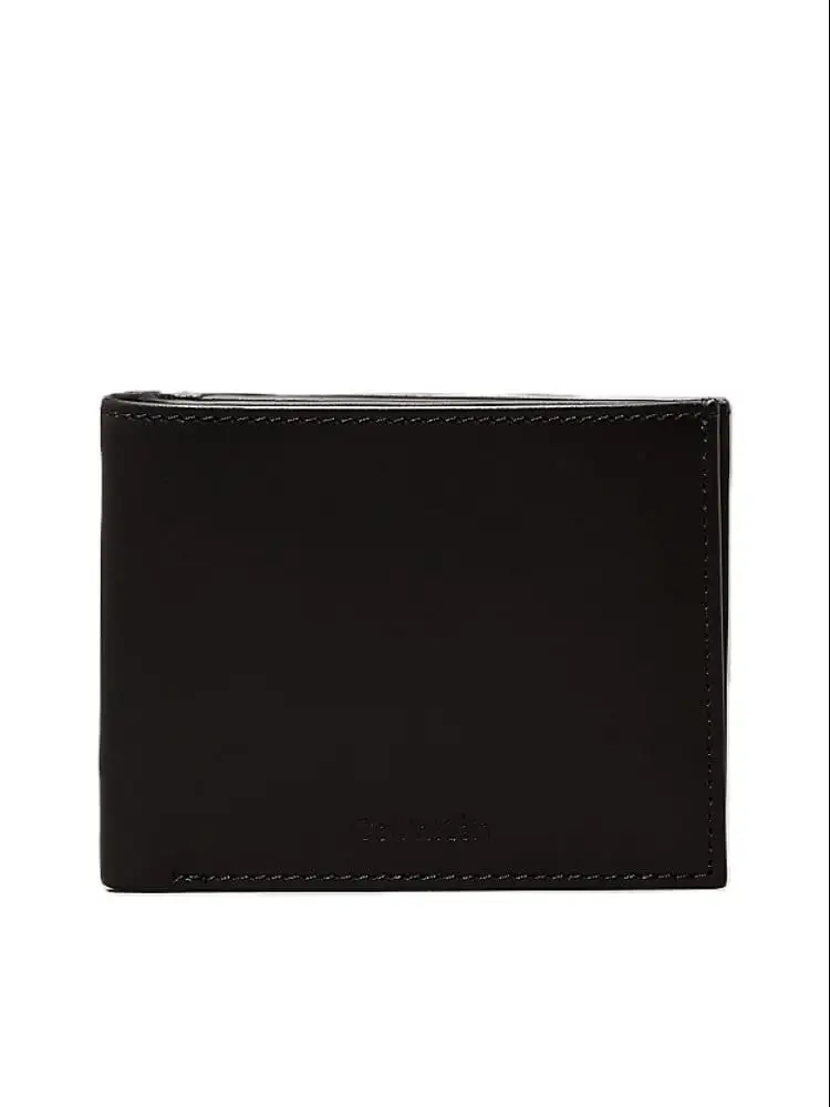 portafoglio nero uomo mini logo