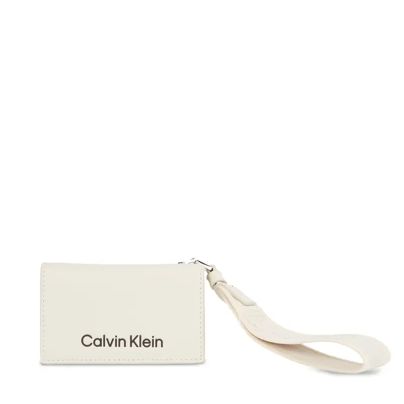Portafoglio piccolo da donna Calvin Klein Gracie K60K611689 Beige