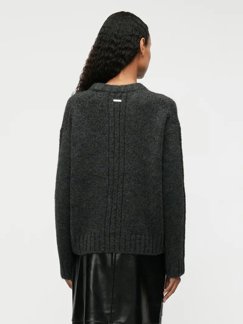 Pullover grigio miniatura 3