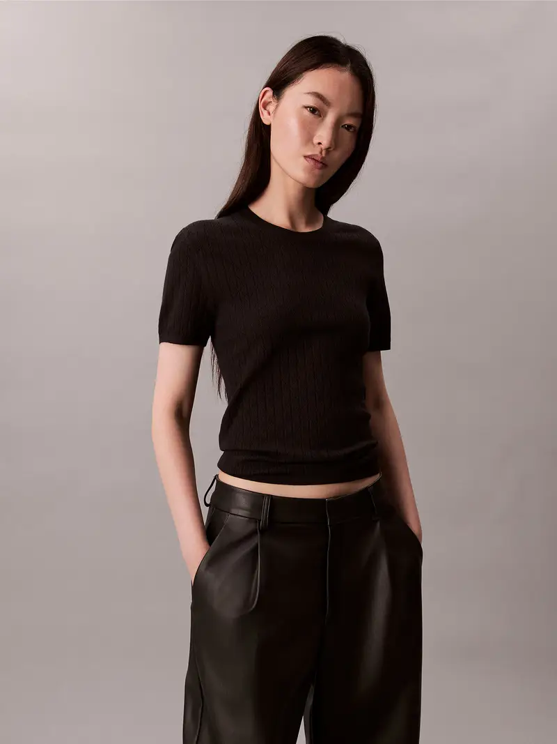 Pullover nero miniatura 2