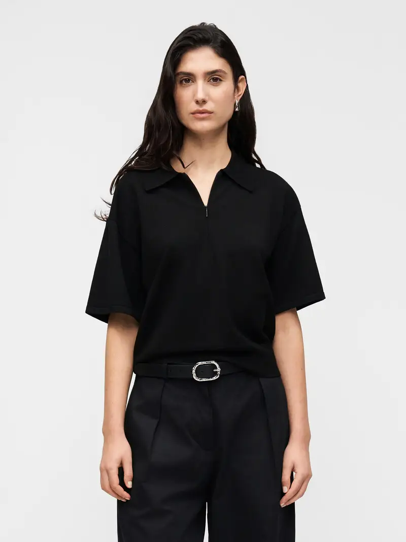 Pullover nero miniatura 2