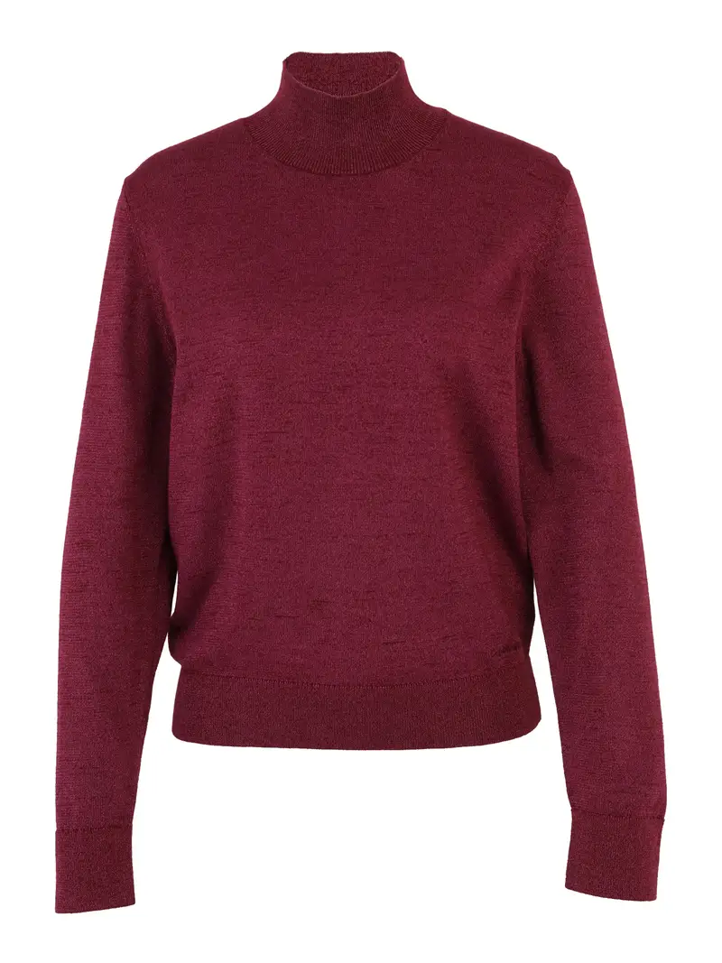 Pullover rosso violaceo