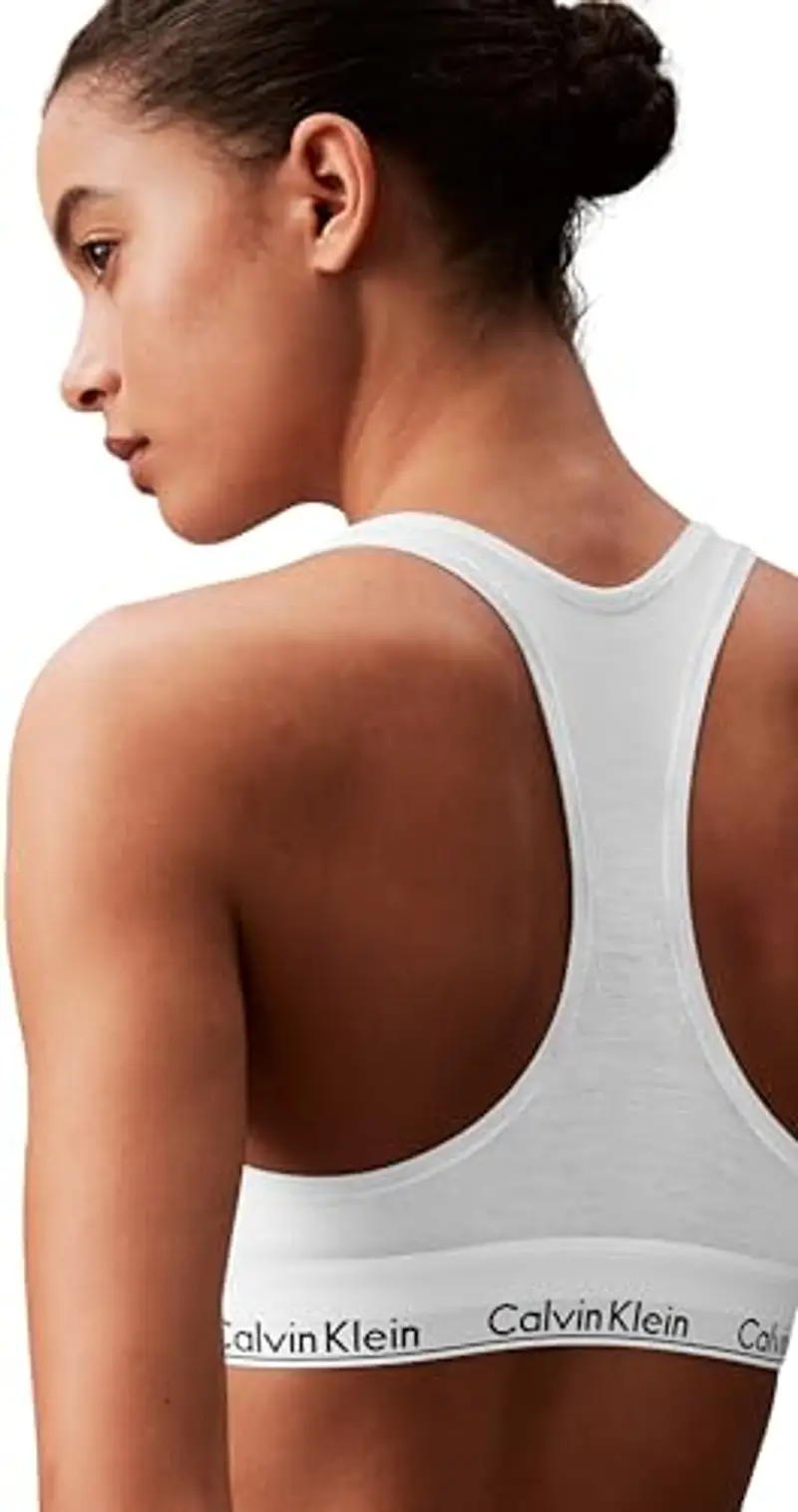 Calvin Klein Bralette Donna Bianco 2266259 miniatura 2