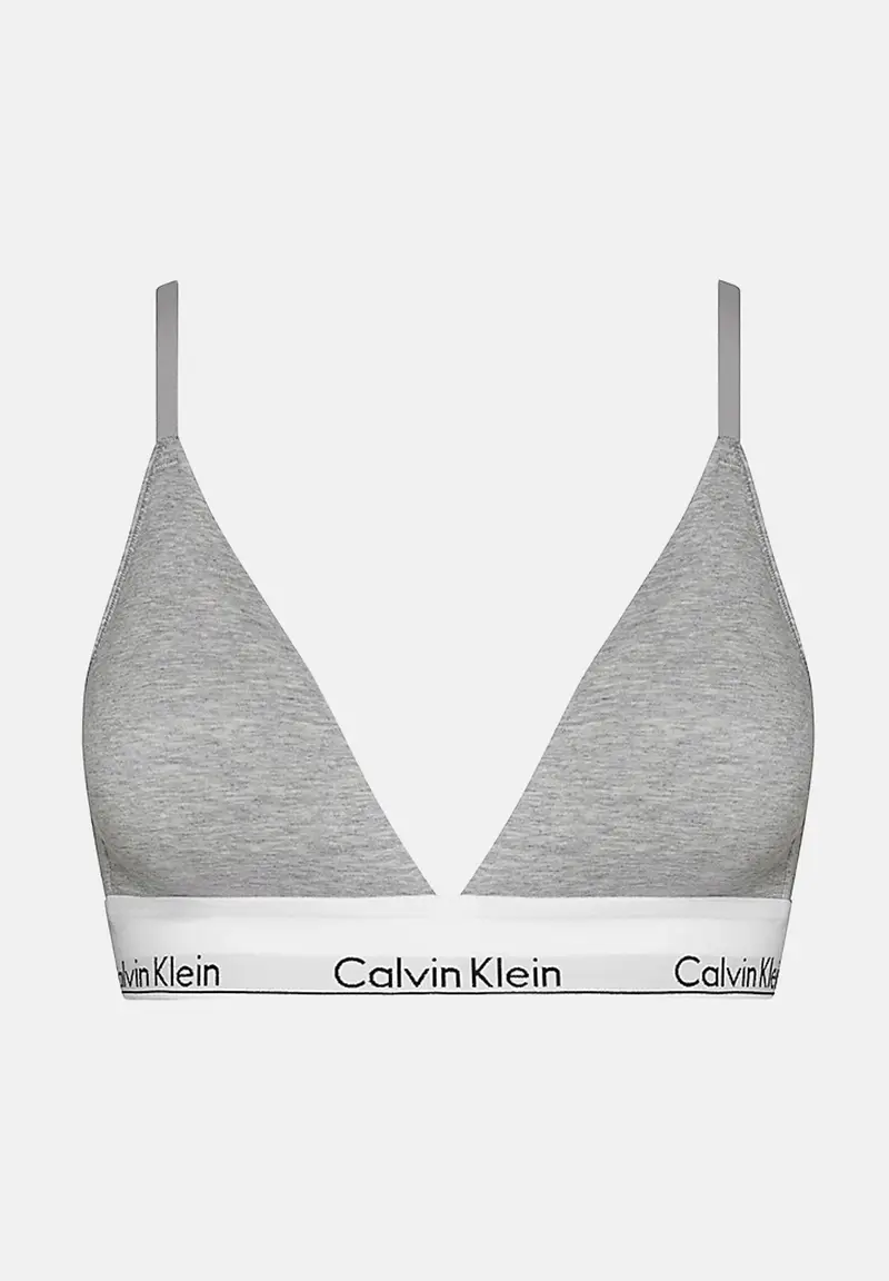 CALVIN KLEIN Reggiseno grigio da donna con logo