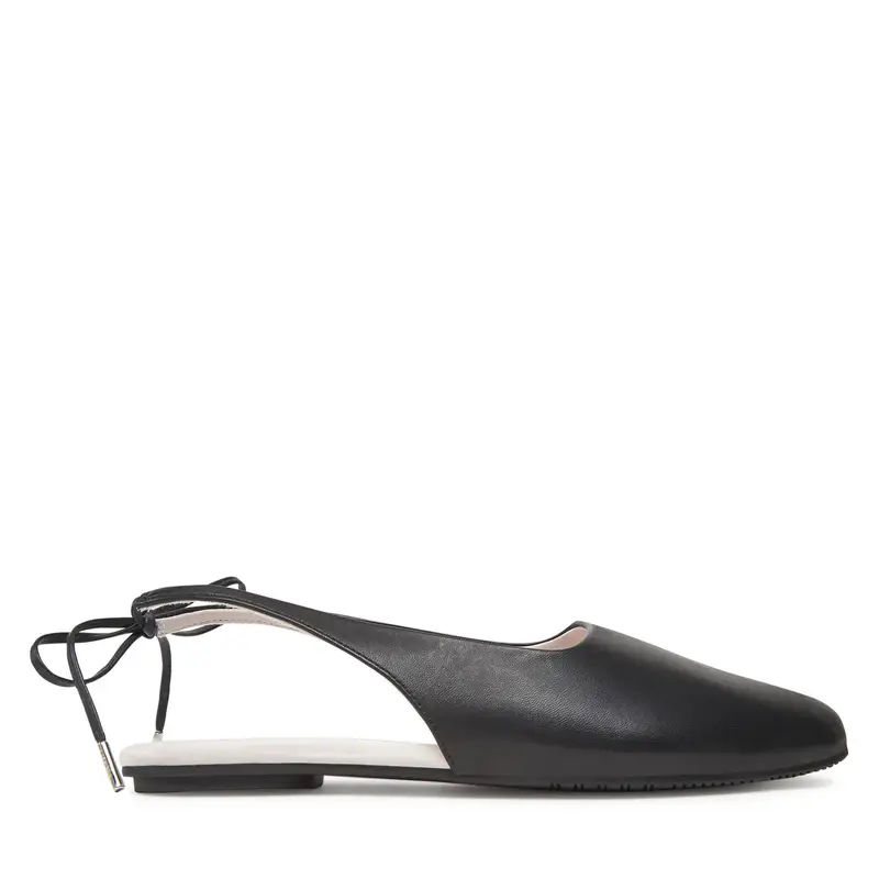 Sandali Calvin Klein Ballerina Sling Back Lth HW0HW02655 Nero