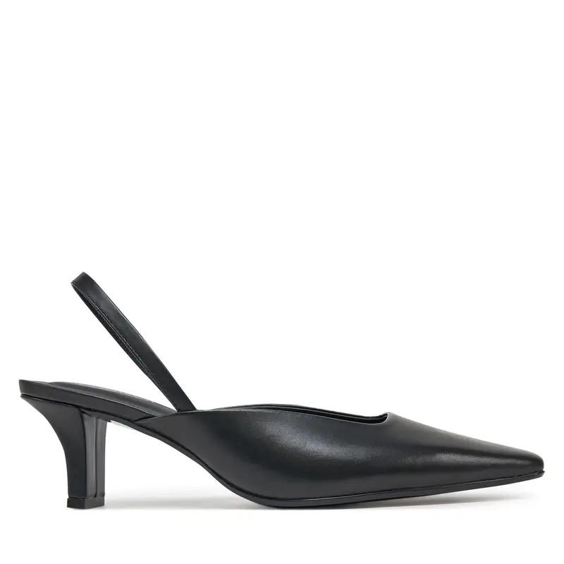 Sandali Calvin Klein Heel Mule Pump 50 - Lth HW0HW02551 Nero