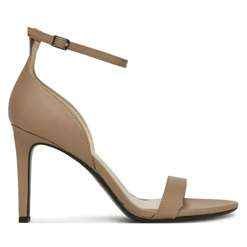 Sandali Calvin Klein Heel Sandal 90 - Lth HW0HW02337 Beige