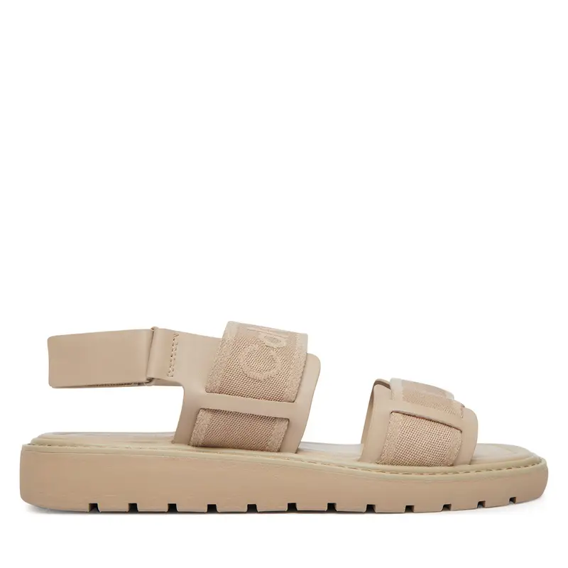 Sandali Calvin Klein Sq Molded Sandal Webb HW0HW02872 Beige