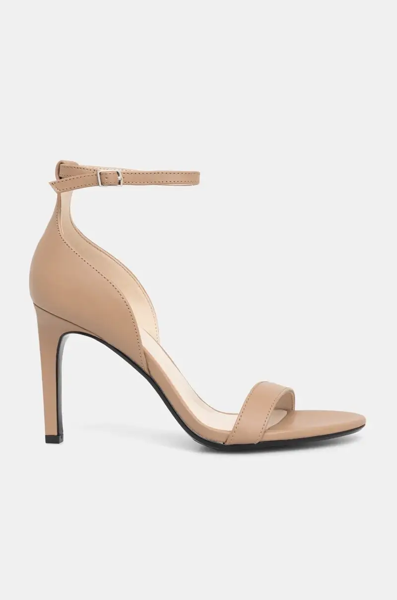 sandali HEEL SANDAL 90 - LTH colore beige HW0HW02337 Marrone miniatura 2