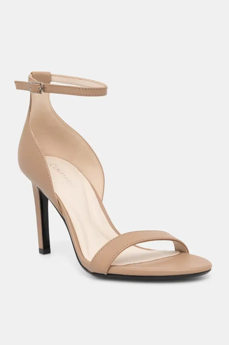 sandali HEEL SANDAL 90 - LTH colore beige HW0HW02337 Marrone