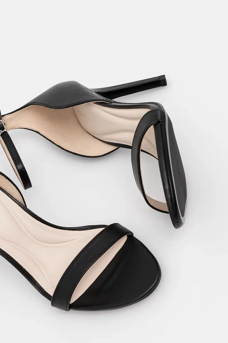 sandali HEEL SANDAL 90 - LTH colore nero HW0HW02337 miniatura 4