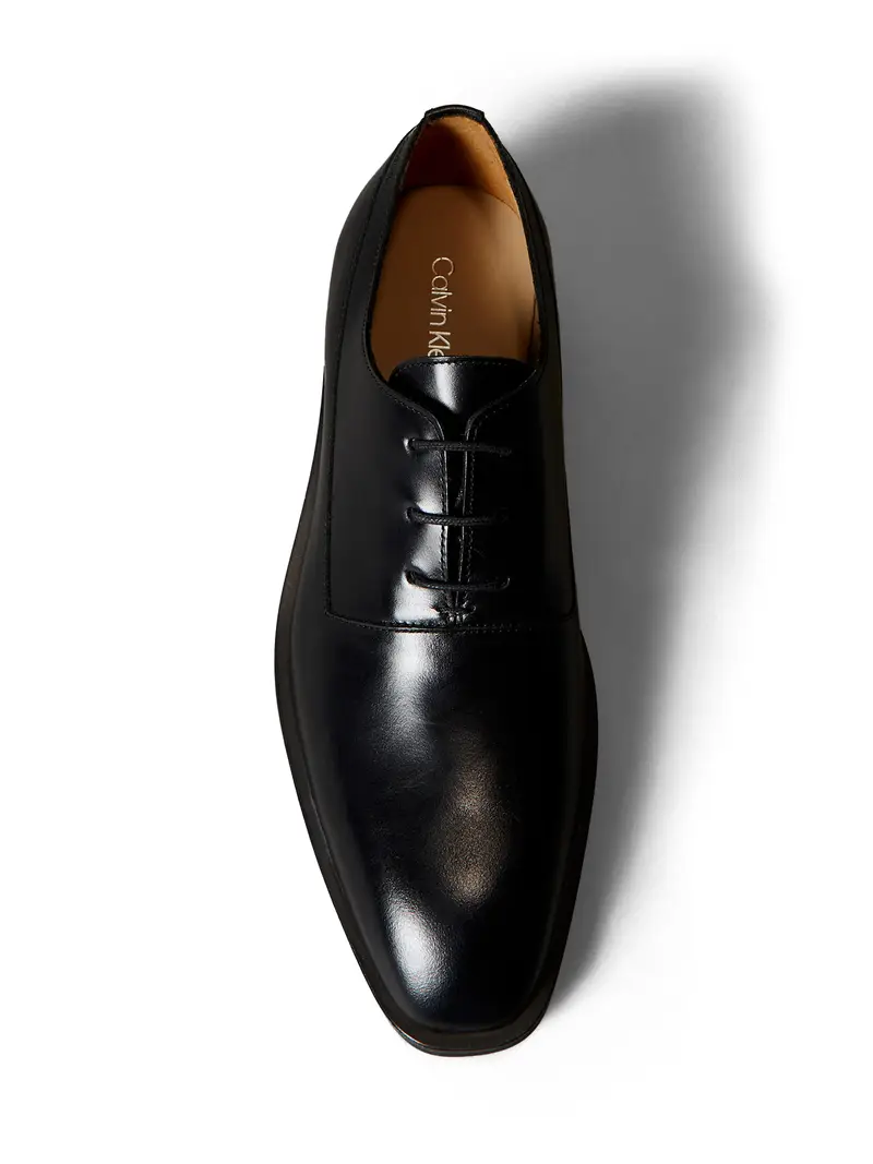 Scarpa stringata nero miniatura 2