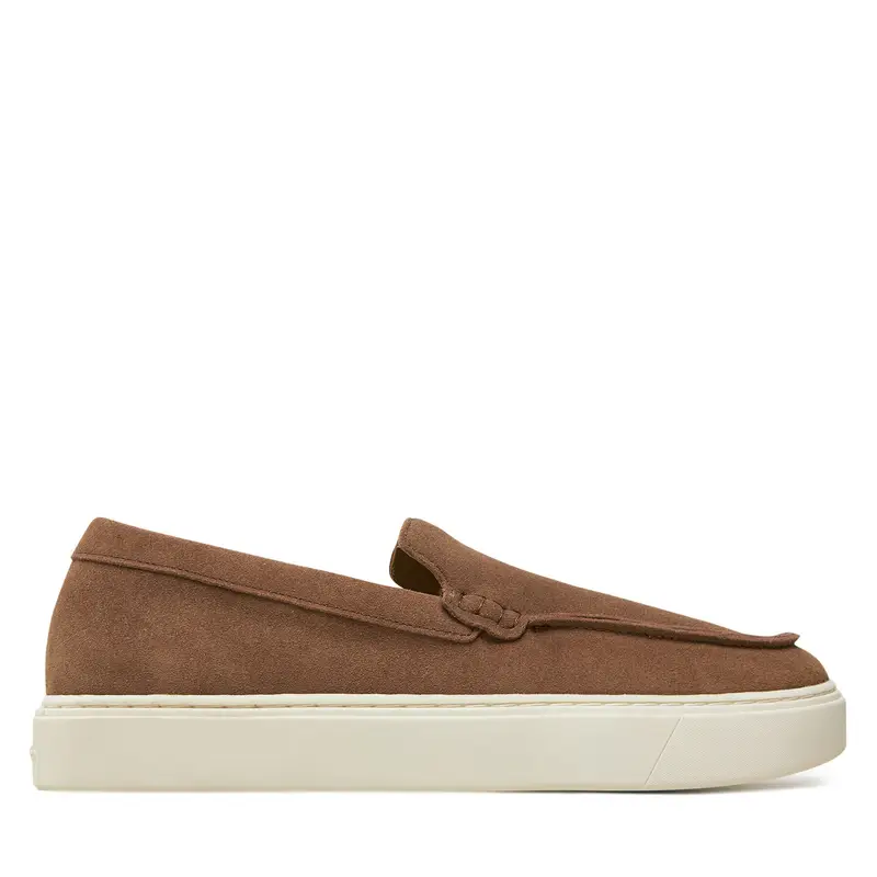 Scarpe basse Calvin Klein Moccasin Suede HM0HM01794 Marrone