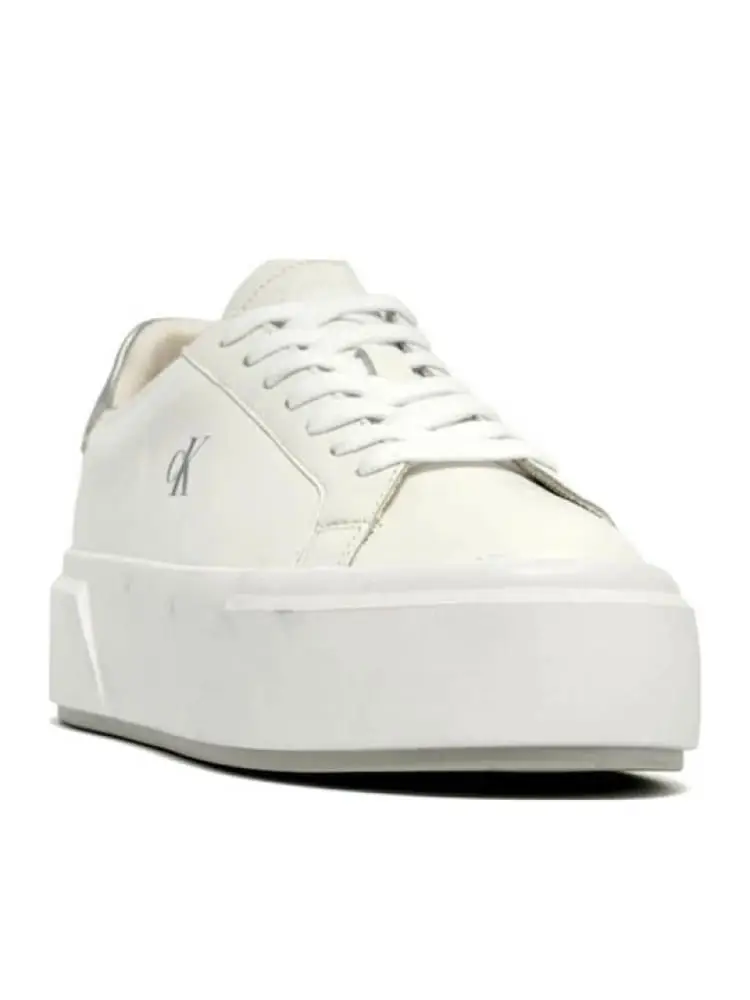 scarpe bianche donna mini logo miniatura 2