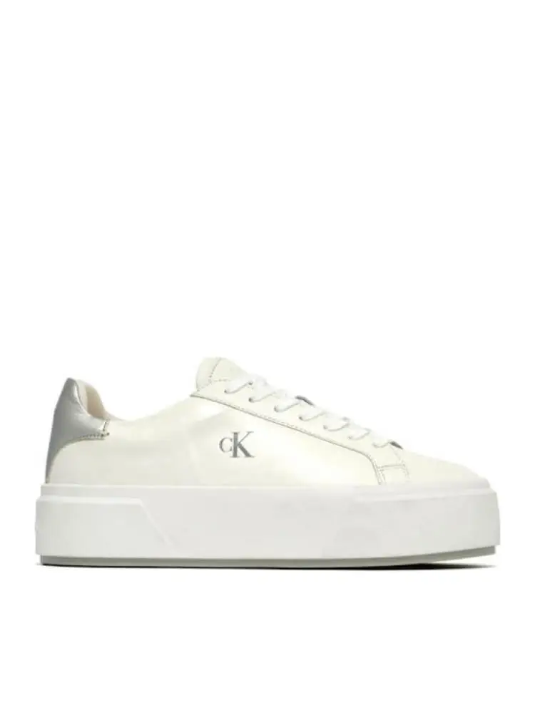 scarpe bianche donna mini logo