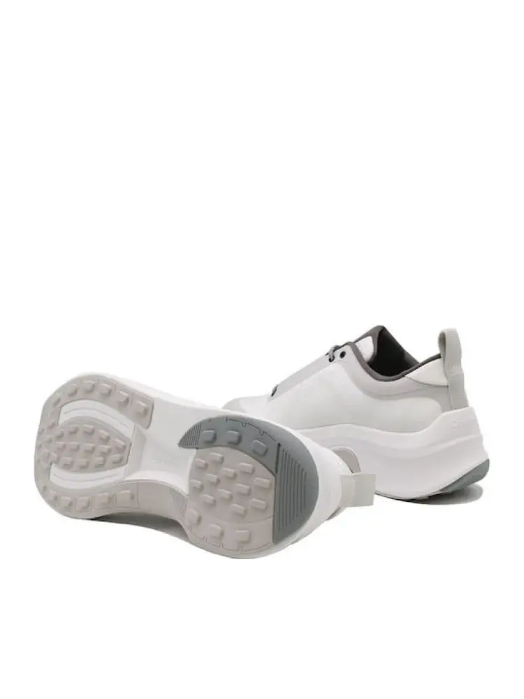 scarpe bianche uomo logo sul lato miniatura 2