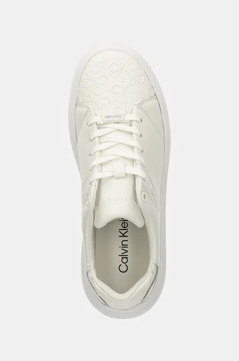 scarpe CUPSOLE LACE UP MONO MIX donna colore bianco HW0HW02218 miniatura 4
