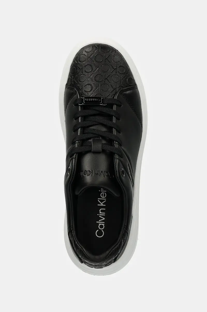 scarpe CUPSOLE LACE UP MONO MIX donna colore nero HW0HW02218 miniatura 4