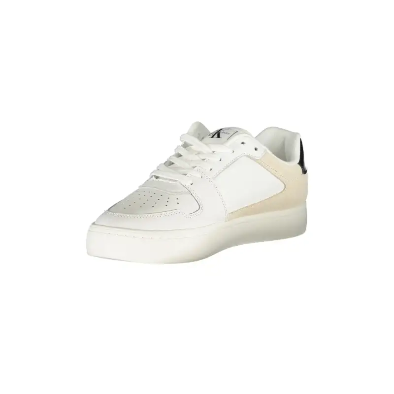 Scarpe Sneakers Bianche da Donna con Dettagli a Contrasto / Bianco miniatura 3