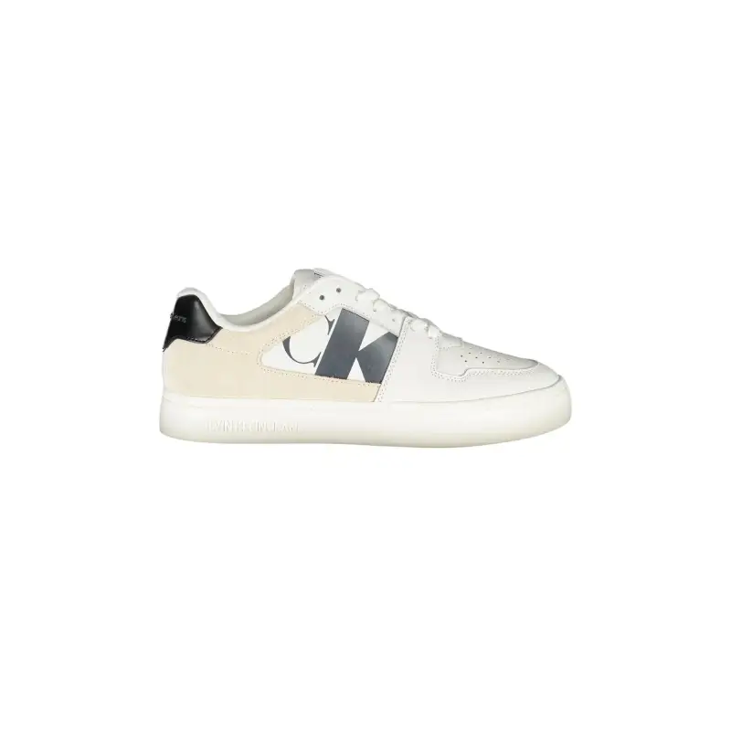 Scarpe Sneakers Bianche da Donna con Dettagli a Contrasto / Bianco