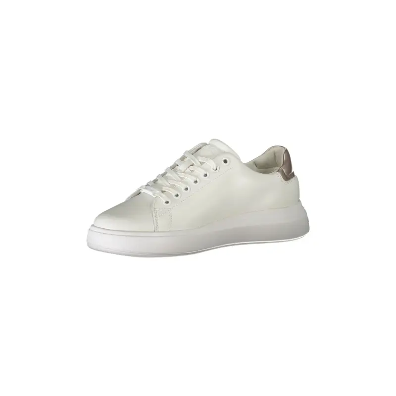 Scarpe Sneakers Donna Bianche con Dettagli a Contrasto / Bianco miniatura 3