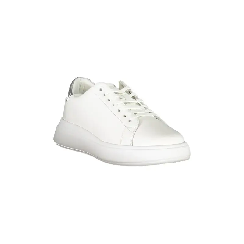 Scarpe Sneakers Donna Bianche con Dettagli a Contrasto / Bianco miniatura 2