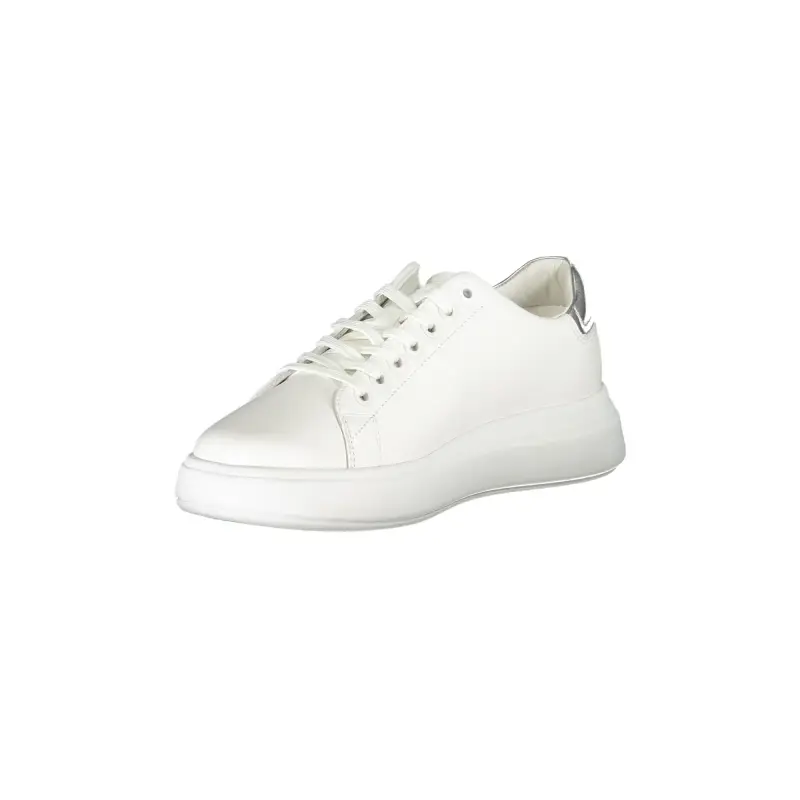 Scarpe Sneakers Donna Bianche con Dettagli a Contrasto / Bianco miniatura 3