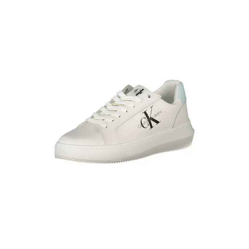 Scarpe Sneakers Donna Bianche con Dettagli a Contrasto / Bianco