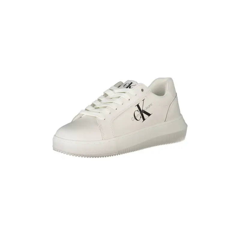 Scarpe Sneakers Donna Bianche con Dettagli a Contrasto / Bianco
