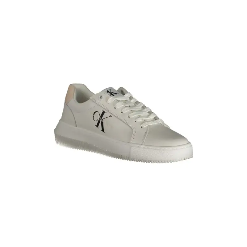 Scarpe Sneakers Donna Bianche con Dettagli a Contrasto / Bianco miniatura 2