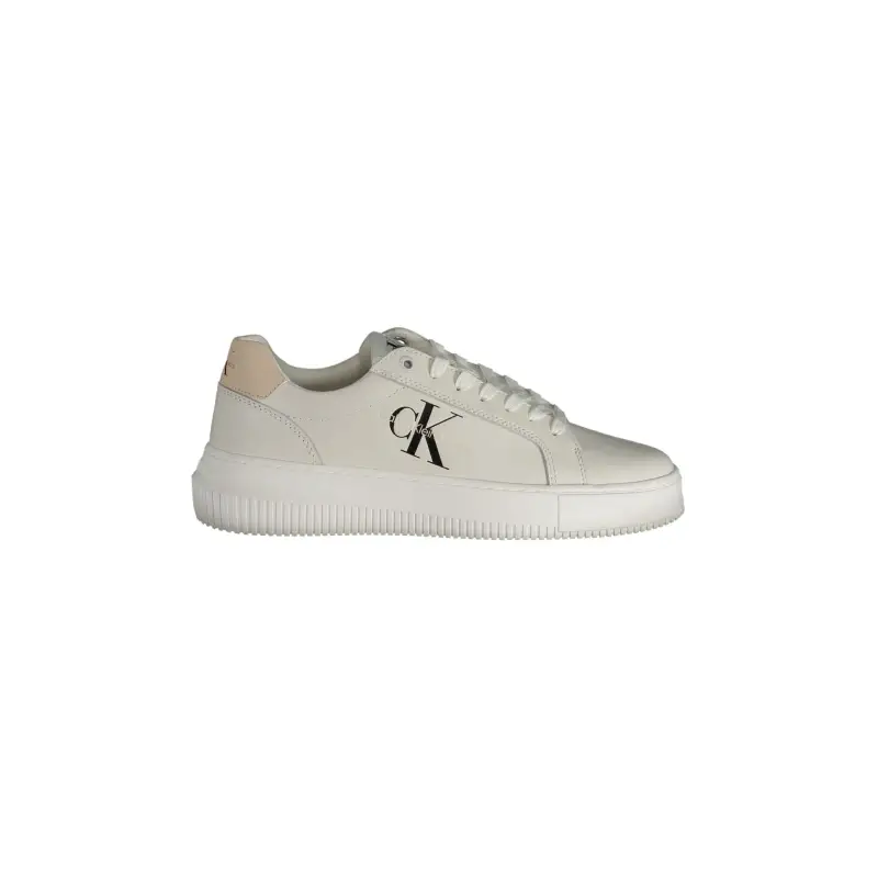Scarpe Sneakers Donna Bianche con Dettagli a Contrasto / Bianco