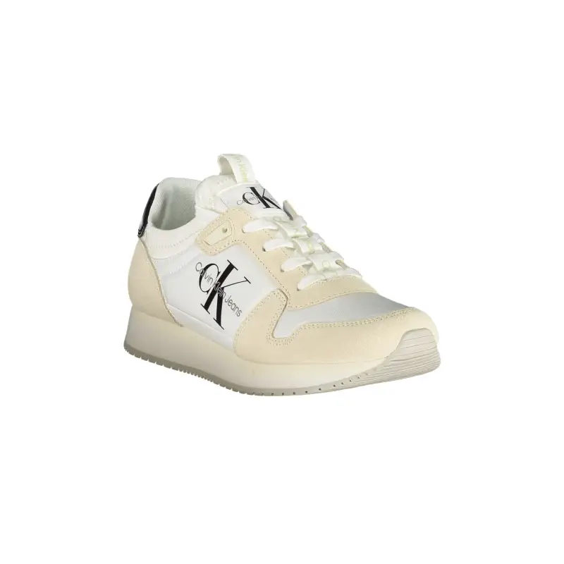 Scarpe Sneakers Donna Bianche con Dettagli a Contrasto / Bianco miniatura 2