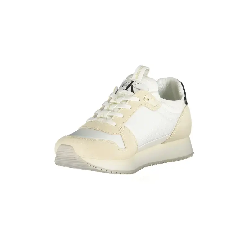Scarpe Sneakers Donna Bianche con Dettagli a Contrasto / Bianco miniatura 3