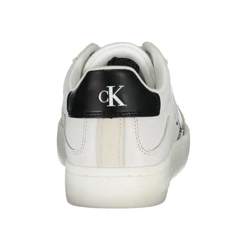 Scarpe Sneakers Donna Bianche con Dettagli a Contrasto / Bianco miniatura 3
