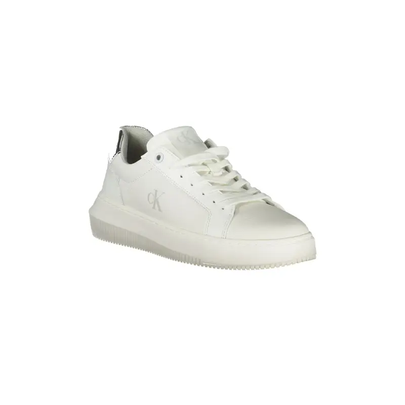Scarpe Sneakers Donna Bianche con Dettagli Argento / Bianco miniatura 2